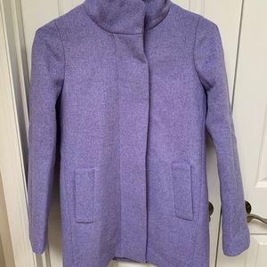 J. Crew car coat lavender